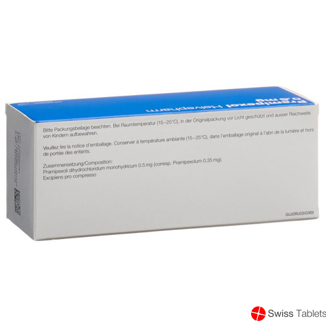 Pramipexol Helvepharm Tabletten 0.5mg 100 Stück buy online