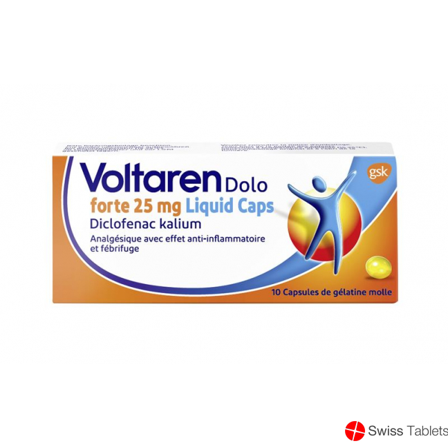 Voltaren Dolo Forte Liquid 25mg 10 Kapseln buy online