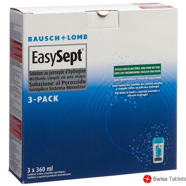 Bausch & Lomb Easysept Multipack 3x 360ml buy online