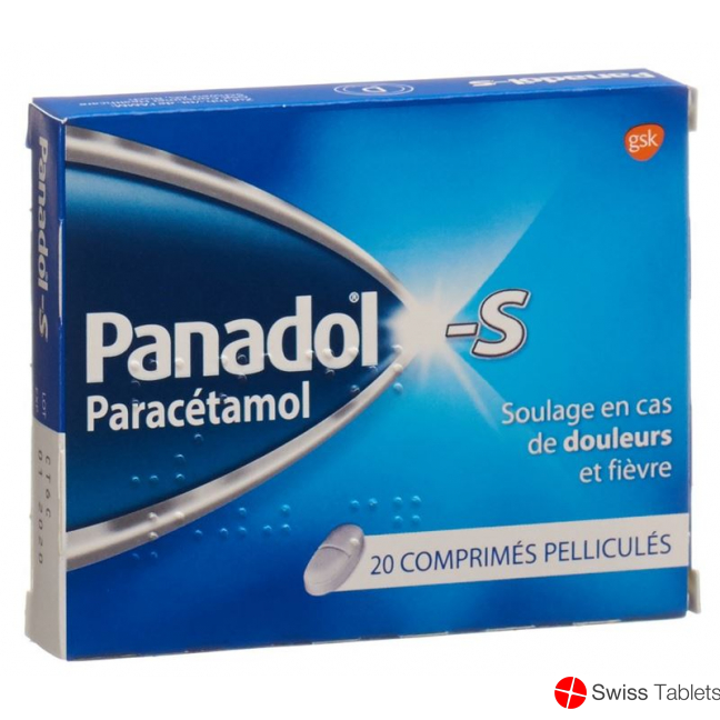 Panadol S 500mg 20 Filmtabletten buy online