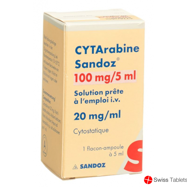Cytarabin Sandoz Injektionslösung 100mg/5ml Durchstechflasche buy online