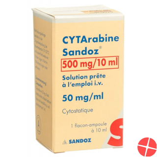 Cytarabin Sandoz Injektionslösung 500mg/10ml Durchstechflasche