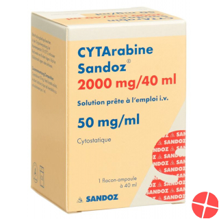 Cytarabin Sandoz Injektionslösung 2000mg/40ml Durchstechflasche