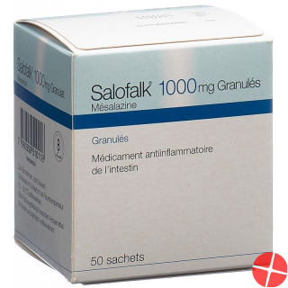 Salofalk Granulat 1000mg Beutel 50 Stück