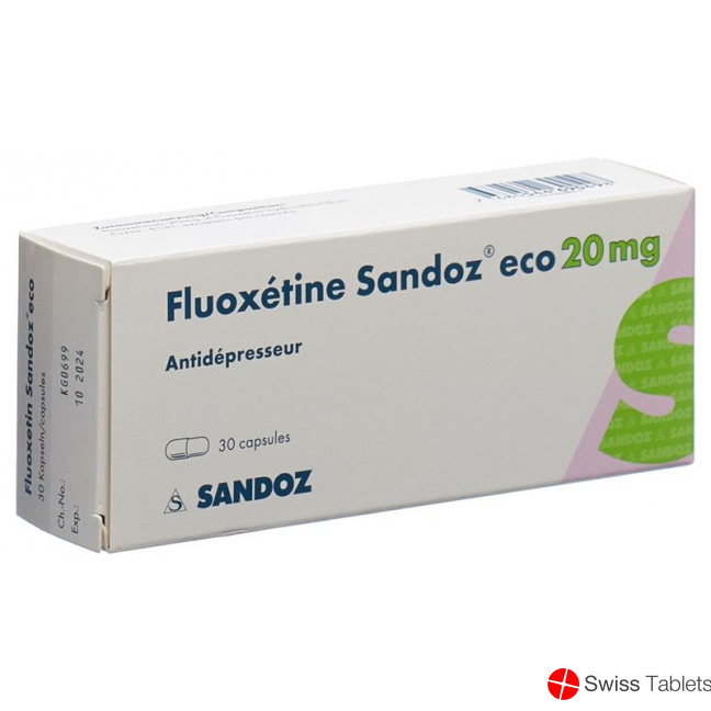 Fluoxetin Sandoz Eco Kapseln 20mg 30 Stück buy online