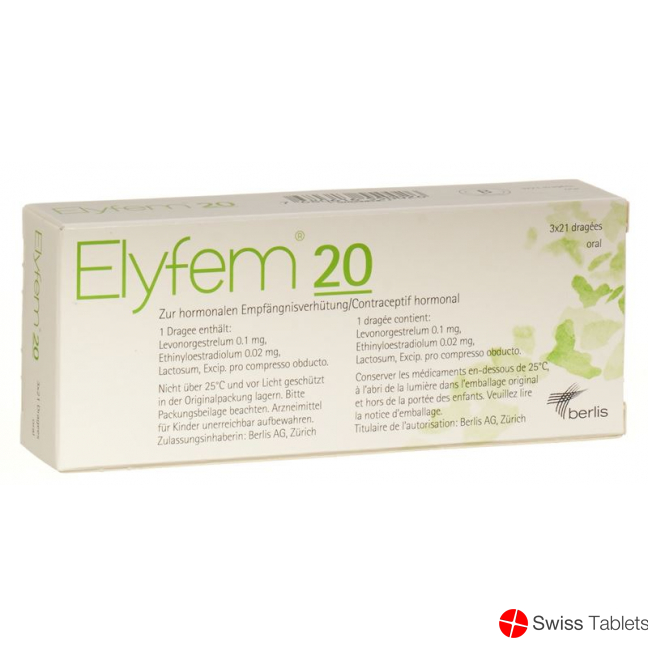 Elyfem 20 Dragees 3x 21 Stück buy online