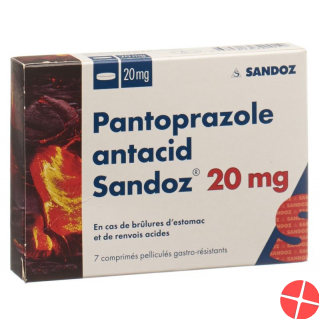 Pantoprazol Sandoz 20 mg 7 tablets