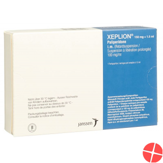 Xeplion Injektionssuspension 150mg/1.5ml Fertigspritze 1.5ml Xeplion Injektionssuspension 150mg/1.5ml Fertigspritze 1.5ml