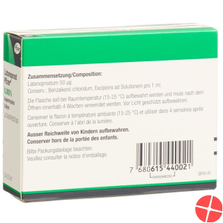 Latanoprost Pfizer Augentropfen 3x 2.5ml