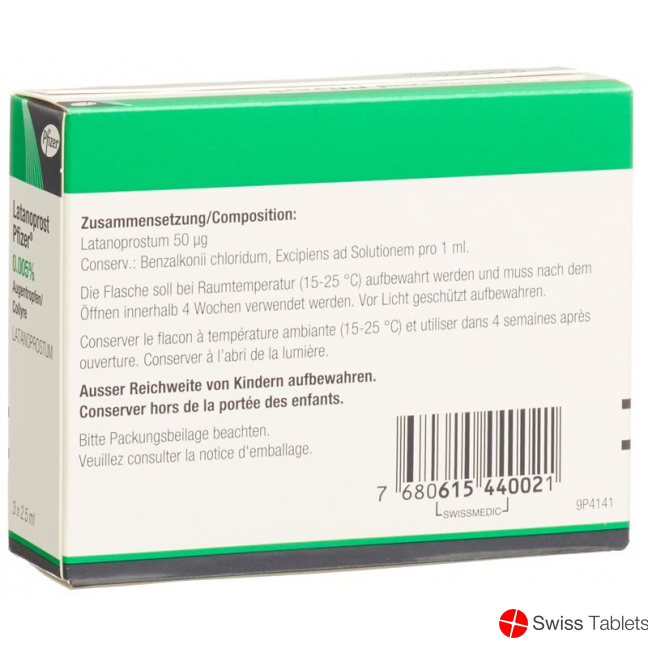 Latanoprost Pfizer Augentropfen 3x 2.5ml buy online