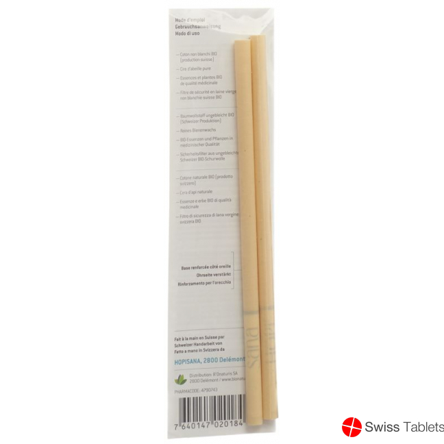 Hopisana Ohrenkerzen Blau Geräusche 2 Stück buy online
