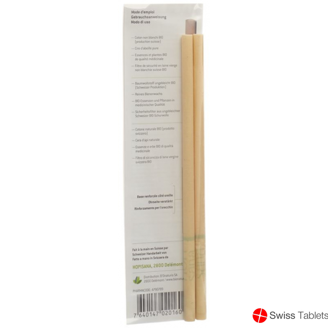 Hopisana Ohrenkerzen Grün Harmonie 2 Stück buy online