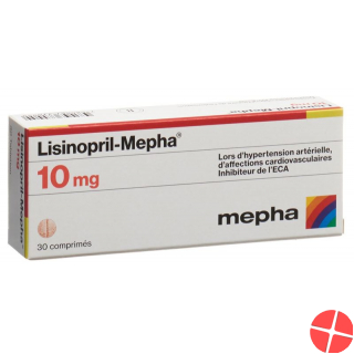 Lisinopril Mepha Tabletten 10mg 30 Stück