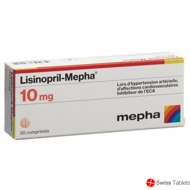 Lisinopril Mepha Tabletten 10mg 30 Stück buy online