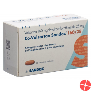 Co Valsartan Sandoz 160/25 98 tablets Co Valsartan Sandoz 160/25 98 tablets