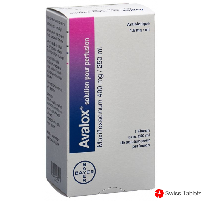Avalox Infusionslösung 400mg/250ml 250ml buy online
