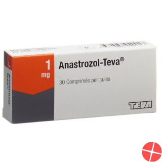 Anastrozol Teva Filmtabletten 1mg 30 Stück