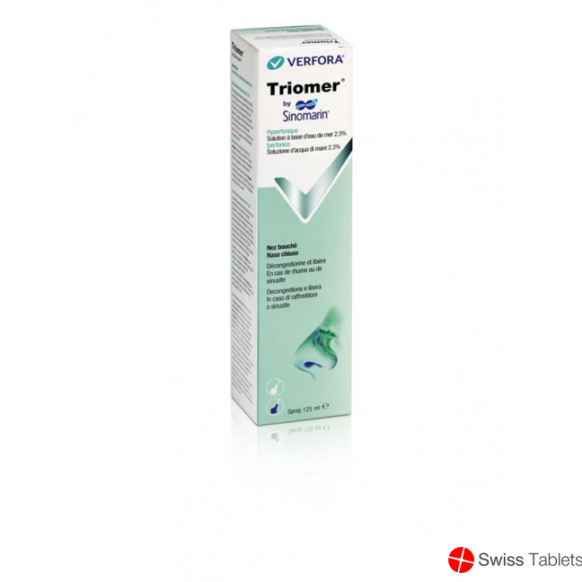 Triomer Nasenspray Sinomarin Hypertonisch 125ml buy online