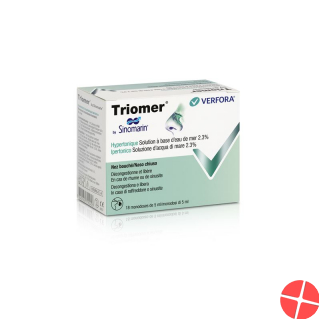 Triomer Lösung Sinomarin Hyperton 18 Monodosis 5ml