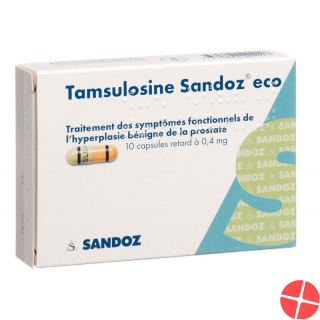 Tamsulosin Sandoz Eco Retard Kapseln 0.4mg 10 Stück