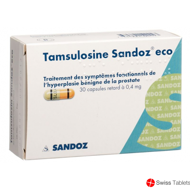 Tamsulosin Sandoz Eco Retard Kapseln 0.4mg 30 Stück buy online