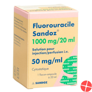 Fluorouracil Sandoz 1000mg/20ml Durchstechflasche 20ml