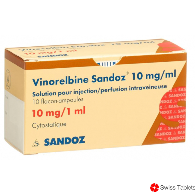 Vinorelbin Sandoz 10mg/ml 10 Durchstechflaschen 1ml buy online
