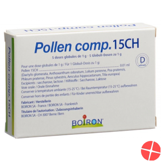Boiron Pollen Comp. Globuli Ch 15 5x 1 Dos