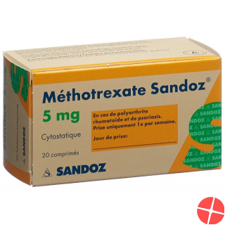 Methotrexat Sandoz Tabletten 5mg 20 Stück