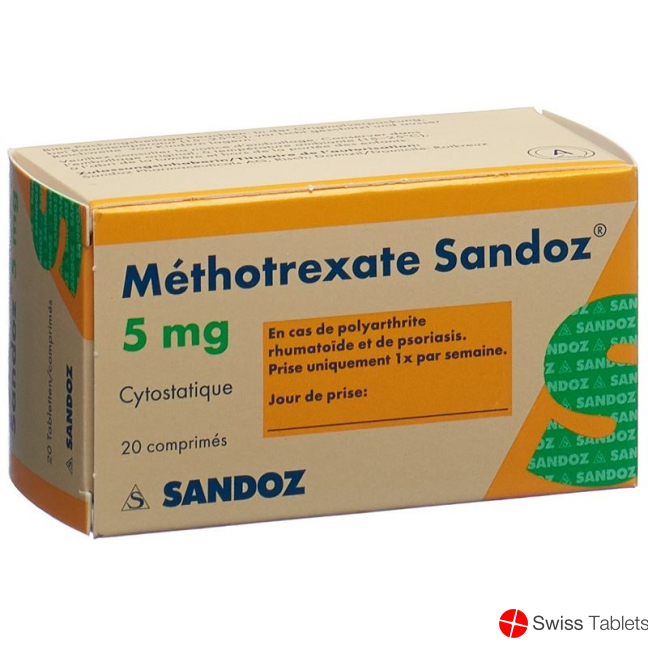 Methotrexat Sandoz Tabletten 5mg 20 Stück buy online