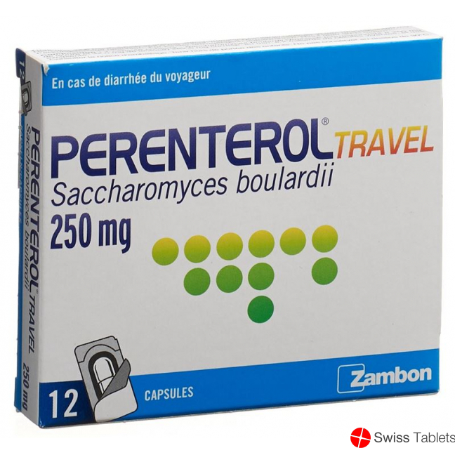Perenterol Travel Kapseln 250mg Blister 12 Stück buy online