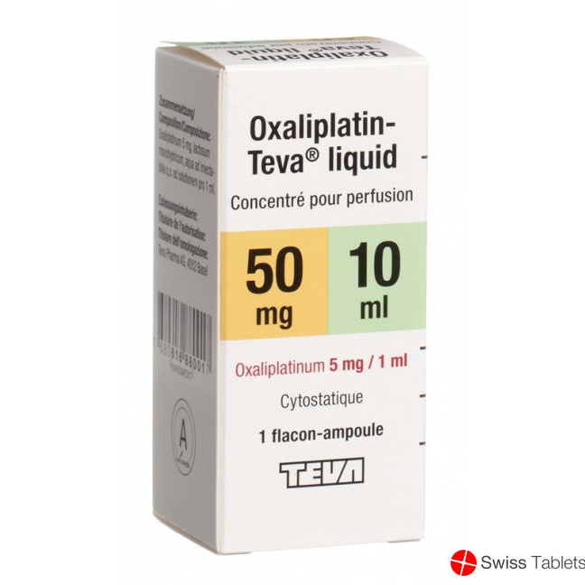 Oxaliplatin Teva 50mg/10ml Durchstechflasche 10ml buy online