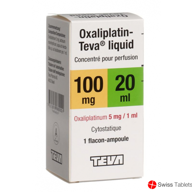 Oxaliplatin Teva 100mg/20ml Durchstechflasche 20ml buy online