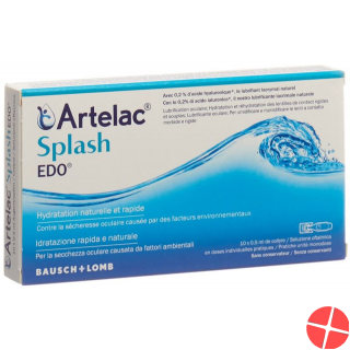 Artelac Splash Edo Augentropfen 10 Monodosis 0.5ml
