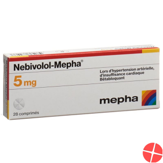 Nebivolol Mepha 5 Tabletten 5mg 28 Stück