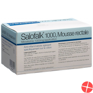 Salofalk Rektsch 1000 mg/dose 14 doses