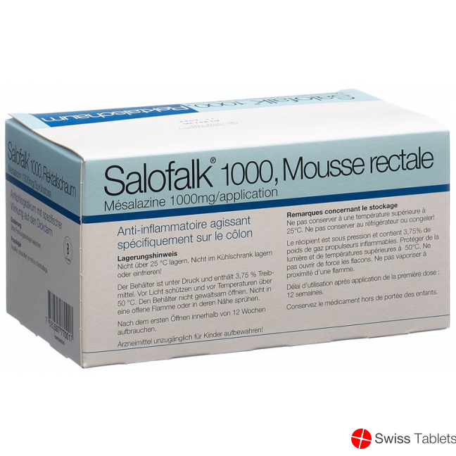Salofalk Rektsch 1000 mg/dose 14 doses buy online