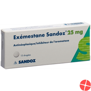 Exemestan Sandoz Filmtabletten 25mg 15 Stück