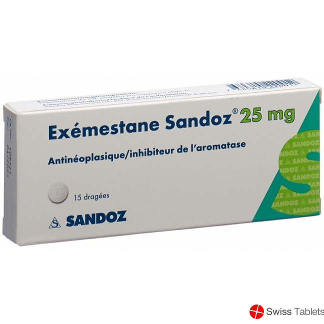 Exemestan Sandoz Filmtabletten 25mg 15 Stück buy online