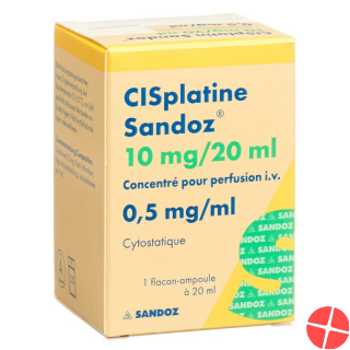 Cisplatin Sandoz 10mg/20ml Durchstechflasche 20ml