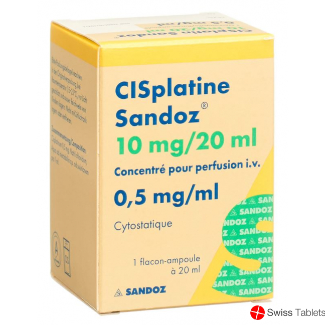 Cisplatin Sandoz 10mg/20ml Durchstechflasche 20ml buy online