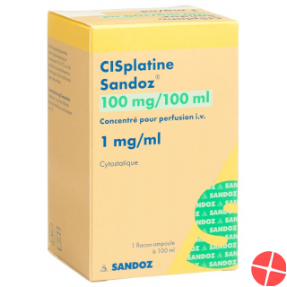 Cisplatin Sandoz 100mg/100ml Durchstechflasche 100ml