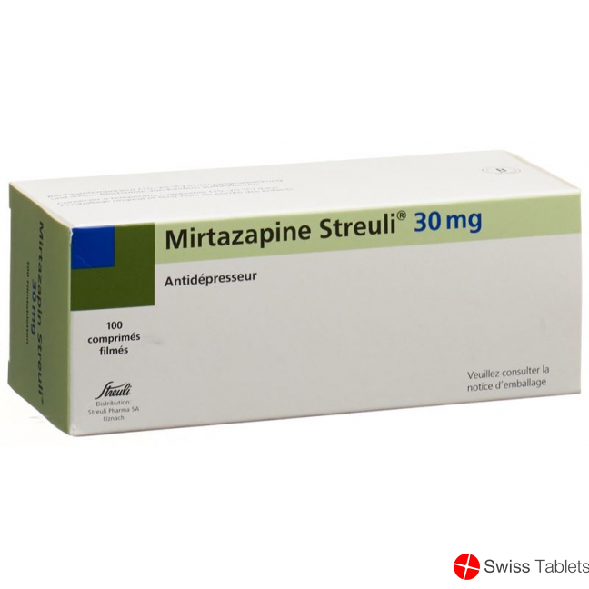 Mirtazapin Streuli Filmtabletten 30mg 100 Stück buy online
