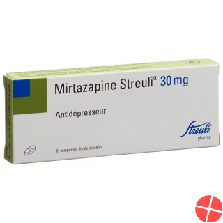 Mirtazapin Streuli Filmtabletten 30mg 30 Stück
