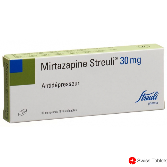 Mirtazapin Streuli Filmtabletten 30mg 30 Stück buy online
