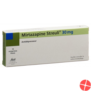 Mirtazapin Streuli Filmtabletten 30mg 10 Stück