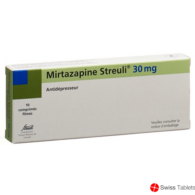 Mirtazapin Streuli Filmtabletten 30mg 10 Stück buy online