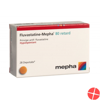 Fluvastatin Mepha Retard Depotabs 80mg 28 Stück