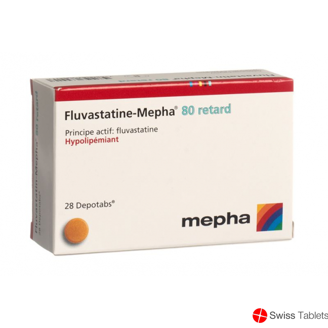 Fluvastatin Mepha Retard Depotabs 80mg 28 Stück buy online