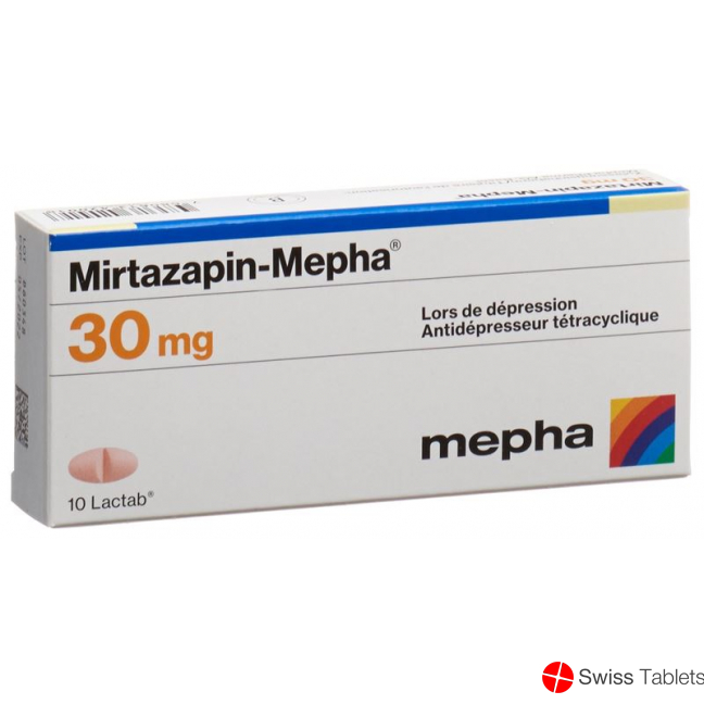 Mirtazapin Mepha Lactabs 30mg 10 Stück buy online